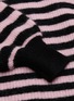  - GANNI - Puffed Sleeves Stripe Wool Sweater