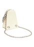 Detail View - Click To Enlarge - KARA - Chunky chain leather bell bag