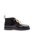 Main View - Click To Enlarge - LOEWE - Pearl EmbellishedL buckle High Top Loafers