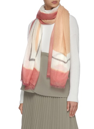 Figure View - Click To Enlarge - AMA PURE - 3 Frames Rosee cashmere scarf