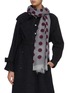 Figure View - Click To Enlarge - AMA PURE - Dolce Vita polka dot cashmere scarf