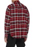 Back View - Click To Enlarge - JUUN.J - Flannel check print button-up shirt