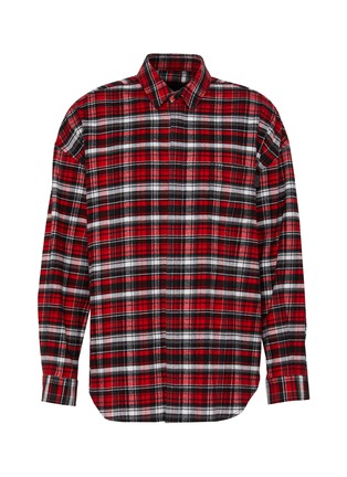 Main View - Click To Enlarge - JUUN.J - Flannel check print button-up shirt