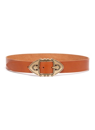 Main View - Click To Enlarge - ISABEL MARANT - Bucky vintage buckle leather belt