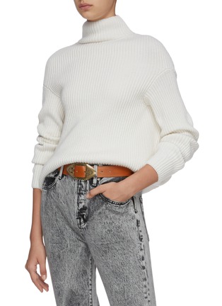 Figure View - Click To Enlarge - ISABEL MARANT - Bucky vintage buckle leather belt