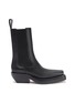 Main View - Click To Enlarge - BOTTEGA VENETA - 'Camperos' square toe leather boots