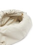 Detail View - Click To Enlarge - BOTTEGA VENETA - Metal chain gathered leather pouch