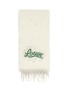 Figure View - Click To Enlarge - LOEWE - Bead embroidered logo mohair scarf