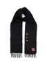 Main View - Click To Enlarge - LOEWE - Anagram patch mohair scarf
