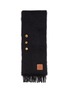Figure View - Click To Enlarge - LOEWE - Anagram patch mohair scarf