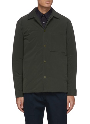 Main View - Click To Enlarge - THEORY - 'Walker' Zipped Jacket