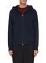 Main View - Click To Enlarge - THEORY - 'Gethin' cotton jersey hooded jacket