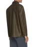 Back View - Click To Enlarge - THEORY - 'JARED' Button Front Leather Jacket