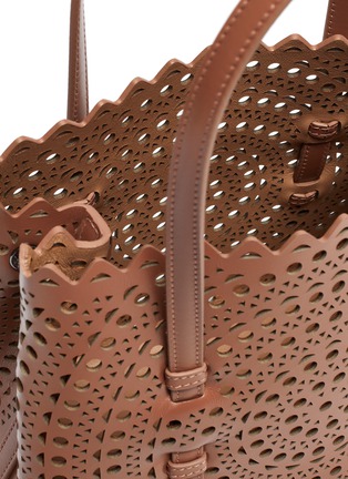 Detail View - Click To Enlarge - ALAÏA - 'Mina 25' lasercut leather tote
