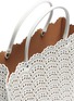 Detail View - Click To Enlarge - ALAÏA - 'Garance' mini lasercut leather tote