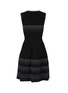 Back View - Click To Enlarge - ALAÏA - 'Briolette' perforated panel sleeveless mini dress