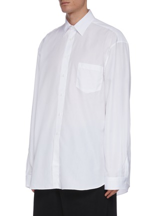 Front View - Click To Enlarge - VETEMENTS - Classic back logo print shirt