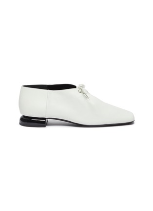 Main View - Click To Enlarge - PIERRE HARDY - 'Satellite' lambskin leather loafers