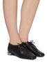 Figure View - Click To Enlarge - PIERRE HARDY - 'Satellite' lambskin leather loafers