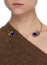Figure View - Click To Enlarge - ANTON HEUNIS - 'Lily Pad' vintage stones necklace