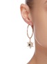 Figure View - Click To Enlarge - ANTON HEUNIS - 'Star' crystal embellished hoop earrings