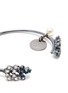 Detail View - Click To Enlarge - ANTON HEUNIS - 'Leaf' swarovski crystal pearl cuff