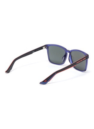 Figure View - Click To Enlarge - DIOR - DiorB24.2F rectangular acetate frame sunglasses