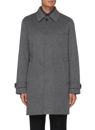 Main View - Click To Enlarge - EQUIL - Double Face Conceal Button Front Cashmere Coat