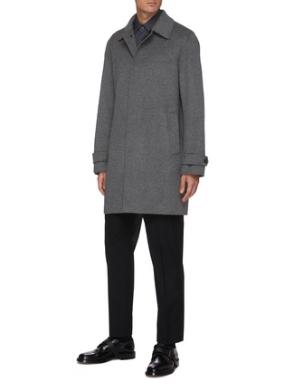 Figure View - Click To Enlarge - EQUIL - Double Face Conceal Button Front Cashmere Coat