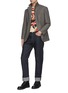 Figure View - Click To Enlarge - DRIES VAN NOTEN - Button straight  jeans