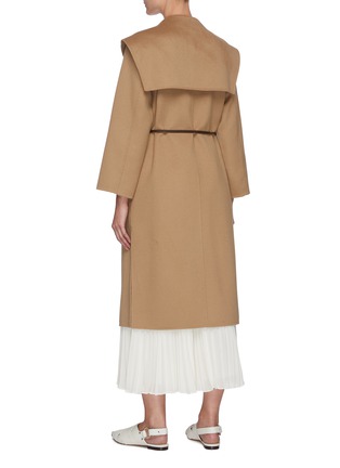 Back View - Click To Enlarge - EQUIL - Shawl Collar Cashmere Long Coat