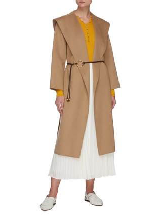 Figure View - Click To Enlarge - EQUIL - Shawl Collar Cashmere Long Coat