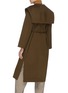 Back View - Click To Enlarge - EQUIL - Shawl Collar Cashmere Long Coat
