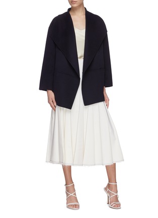 Figure View - Click To Enlarge - EQUIL - Shawl Collar Cashmere Coat