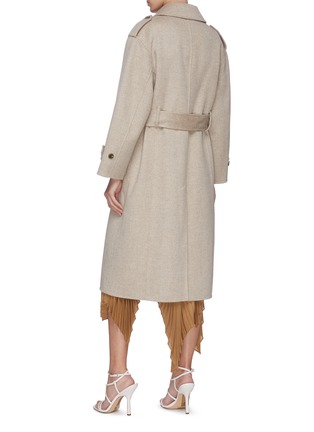 Back View - Click To Enlarge - EQUIL - Single Breast Cashmere Trench Coat