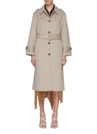 Main View - Click To Enlarge - EQUIL - Single Breast Cashmere Trench Coat