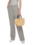 Front View - Click To Enlarge - PROENZA SCHOULER - Ruched small leather tote