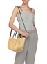 Figure View - Click To Enlarge - PROENZA SCHOULER - Ruched small leather tote
