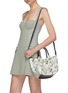 Figure View - Click To Enlarge - PROENZA SCHOULER - Ruched snake embossed leather tote