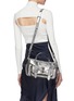 Figure View - Click To Enlarge - PROENZA SCHOULER - 'PS1 Tiny' metallic leather bag