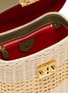 Detail View - Click To Enlarge - MARK CROSS - Benchley rattan shoulder bag