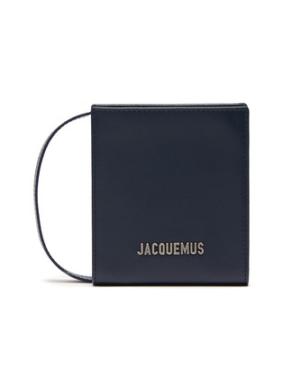 Main View - Click To Enlarge - JACQUEMUS - 'Le Gadjo' pipe seam logo embellished pouch