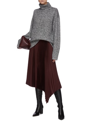 Figure View - Click To Enlarge - JOSEPH - Sabin' asymmetric plissé skirt