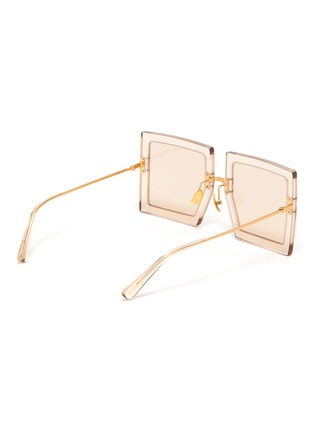 Figure View - Click To Enlarge - JACQUEMUS - 'Les Lunettes Carrees' metal frame rectangular sunglasses