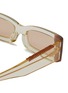 Detail View - Click To Enlarge - JACQUEMUS - Les Lunettes 97' acrylic frame rectangular sunglasses