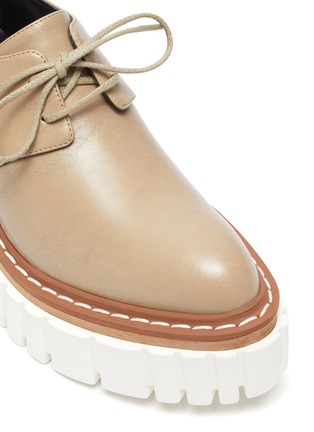 Detail View - Click To Enlarge - STELLA MCCARTNEY - Emilie' platform lace-up oxford shoes