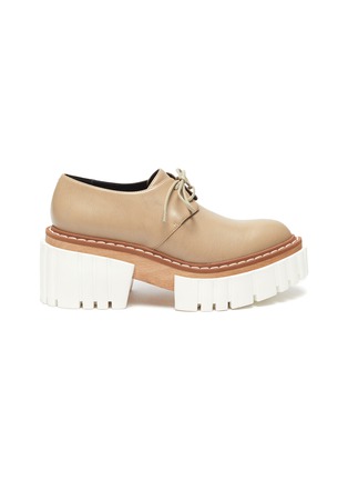 Main View - Click To Enlarge - STELLA MCCARTNEY - Emilie' platform lace-up oxford shoes