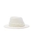 Figure View - Click To Enlarge - EUGENIA KIM - 'Blaine' Pearl Embellished Tulle Band Fedora Hat