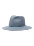 Main View - Click To Enlarge - EUGENIA KIM - 'Georgina' Faux Leather Band Silver Buckle Fedora Hat