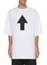 Main View - Click To Enlarge - BALENCIAGA - Arrow graphic print oversized T-shirt